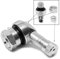 Alu Eckventil/Winkelventil bzw. abgeflachtes Motorrad Auto Reifen Autoventil abgewinkelt - 11,3 mm - Farbe Silber Aluminium