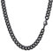 PROSTEEL Stainless Steel New Black Chain Design for Men and Women Necklace Curb Chain