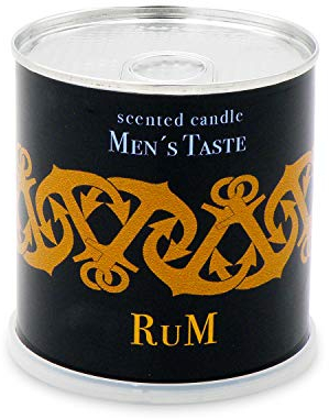 Candle Rum Aroma, Duftkerzen für Männer, Men´s Taste, Männergeschenke, Geschenkidee für Männer, Duftkerze in der Dose