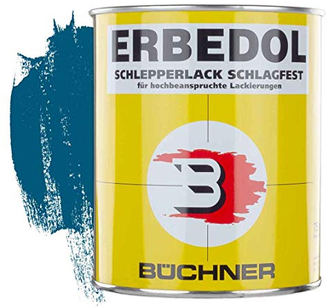 Erbedol | Schlepperlack | Rabe | blau | SL5350 | 0,75 ll Farbe | Beschichtung | Restaurierung | Traktor | Agrar | Lack | Farbton | Lackierung | kratzfest | wetterfest | Landmaschinenlack | stoßfest