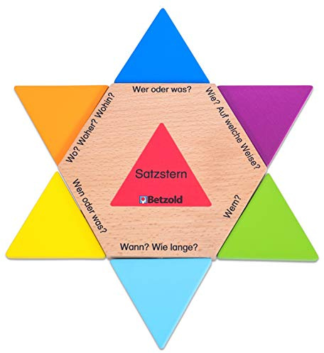 Betzold - Satzstern aus Holz - Deutsch Grammatik Lehrmittel