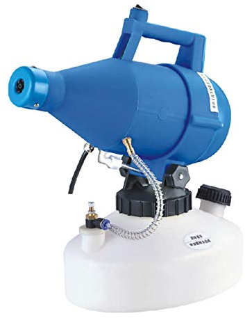 GMtes 4.5L eléctrico ULV nebulizador pulverizador Asesino del Mosquito Desinfectante Fogger máquina Ultra bajo Volumen Insecticida atomizador,Azul