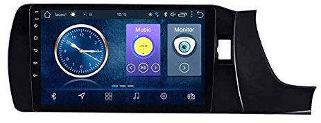 Auto GPS Navigation Video Player Radio TV, Straßennavigation Android Multimedia Auto mit Lenkradsteuerung Bluetooth Stereo, 9-Zoll-Touchscreen, für Amaze 2018 2019