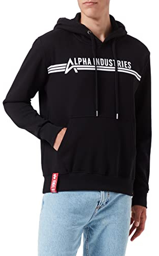 Alpha Industries Hoody Kapuzensweat für Herren Black