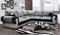 Black/silver crushed velvet corner couch - with free cushion - modern corner sofa settee - corner sofa for living room - (black/silver corner set)
