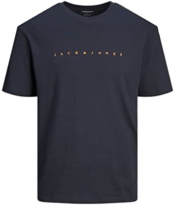 JACK & JONES Mens JJ T-Shirt Short Sleeve Dark Navy XXL