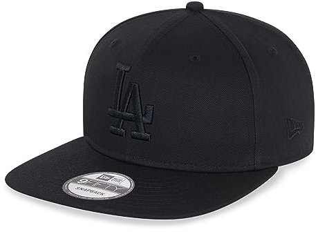 New Era Los Angeles Dodgers - MLB Baseball - - schwarz - Tonal - Kappe Basecap Hut - Snapback LA-Logo - S-M (6 3/8-7 1/4)