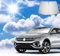 Coleya Parasol para Coche Compatible con VW T-ROC 2018-2025, Parasol para Parabrisas Delantero de Coche, Accesorios VW T-ROC Protección Solar, Protección UV, Plegable