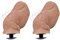 Pouway Croc Charms, Funny Shoe Charms, Cute Toes for Crocs, Mini DIY Stereoscopic Hilarious Realistic Toe Decoration Accessories for Boys Girls Birthday Gift (2PCS)