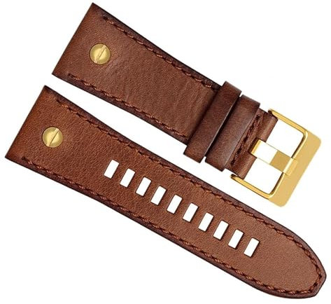 RWCCCRW Echtes Leder Armband Für Diesel DZ4476/4482 DZ7408 7406 4318 Strap Große größe Männer Uhr Band Handgelenk gürtel