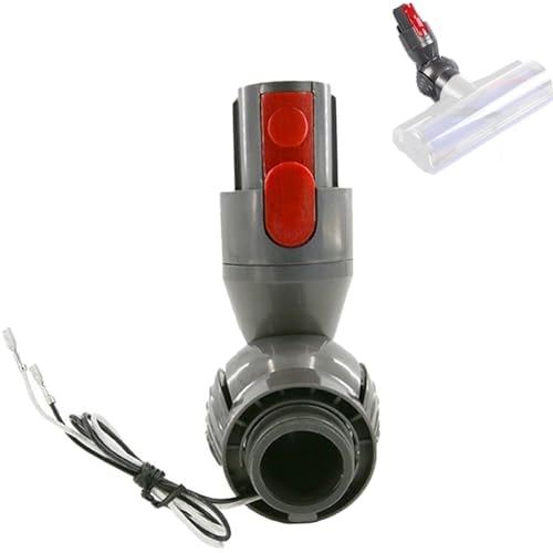 CHUANCHENG Conector de Cabezal de accionamiento Directo de 50 W para Dyson V8 V10 aspiradora, Cabezal de conexión de Cepillo de Suelo, Repuesto de Accesorios