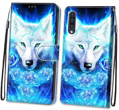 Angoily Painted Leather Case for Stand Shockproof Protection and Card Slots Pu and Material