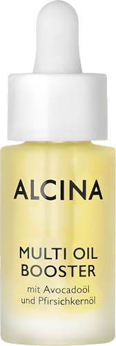 ALCINA Multi Oil Booster – 1 x 15 ml – per una sensazione morbida e morbida sulla pelle – siero concentrato con olio di avocado e olio di semi di pesca