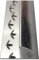 Single Edge Trim Carpet to Vinyl/Lino - Brushed Silver - 1000mm (3.28ft) Threshold Metal Plate Tile to Carpet Cover Strip - Flooring Door Bar - MW Profiles