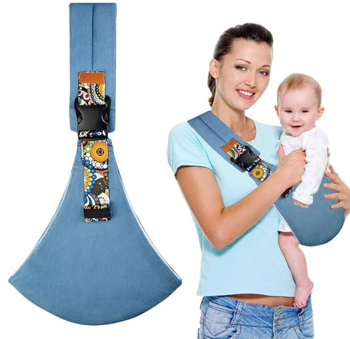 Toddler Carrier, 2024 New Baby Sling Carrier Newborn To Toddler Adjustable Baby Swing Carrier Sling écharpe de portage Sling Carrier Toddler Carrying jusqu'à 15 kg Porte-bébé pour tout-petit