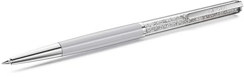 Swarovski Crystalline Silk Kugelschreiber, Weiß, Weiß lackiert, verchromt
