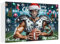 Americans Football Adventskalender 2024,24 Stk Einzigartig Acryl Rugbys Weihnachten Adventskalender,24 Tage Fußball Sport Geschenken Countdown Adventskalender Für Kinder Männer Frauen,Fans Liebhaber
