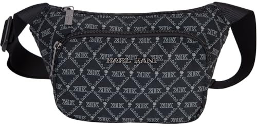 Karl Kani Signature Crossbody Bag Umhängetasche Gürteltasche (black, one size)