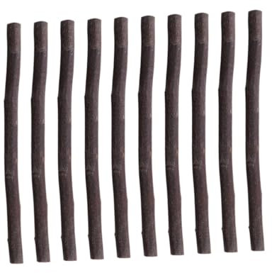 SEWOART 30 Stück 10 Cm Holzstäbchen Für Diy-projekte Trockene Zweige Bastelstämme Für Foto-requisiten Weihnachtsdekoration Heimdekoration