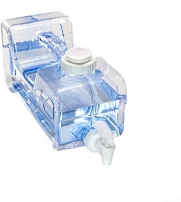 Wasserspender aus Kunststoff, wiederverwendbar, 37 5 l, mit Wasserhahn, zur Aufbewahrung im Kühlschrank und einfache Dosierung von Wasser, Saft oder Milch (3,8 l)