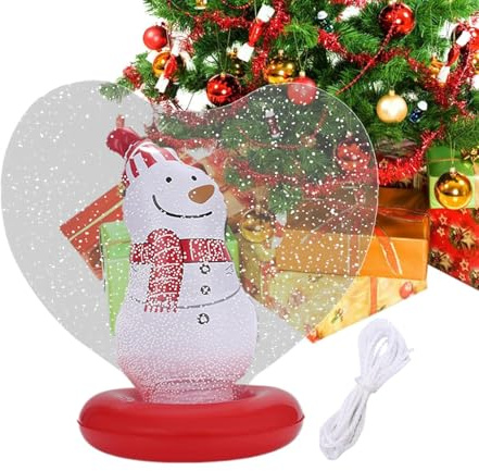 Aufblasbare Ornamente | Herzform beleuchtet Urlaub Ornamente – Figur im Inneren aufblasbare Bälle Dekorationen | für Hof, Pool, Garten, Rasen, Terrasse, Weg