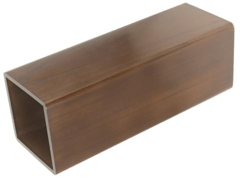 NULYLU Porte-parapluies D'intérieur en Bois Massif Couleur Noyer Foncé 17,5 X 17,5 X 50 Cm Seau de Rangement Compact pour Hall D'entrée Hôtel ou Maison, Support Robuste et Écologique