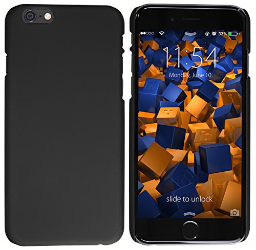mumbi Hartschale kompatibel mit iPhone 6 / 6s Handy Hard Case Handyhülle, schwarz