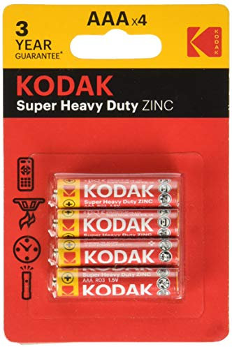 PAPELERIA - Pack of 4 Kodak Batteries R3 AAA