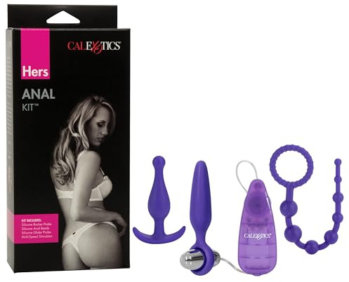 CalExotics Novelties Her Anal Kit, Silver