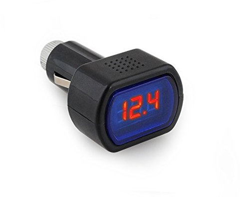 Voltmeter 12V 24V Zigarettenzünder Tester Ladestand Lichtmaschine Batterie Led 961