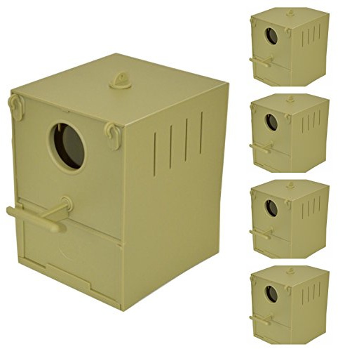 Moondown Farm Finch Nest Box - Bird Nesting Box 12X13X16H (Pack of 5)