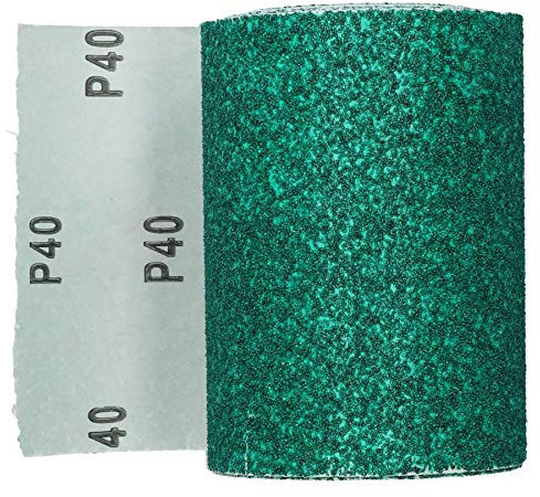 Aluminium Oxide 5m x 115mm Sanding Roll Sheet Paper Coarse 40 Grit Sandpaper