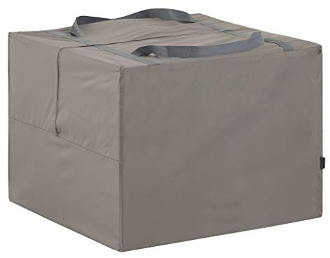 Madison Gartenmöbel Abdeckung Schutzhülle Abdeckplane Abdeckhaube Tragetasche Gartenmöbelauflagen Polsterauflagen 80x80x60 cm Grau Wasserdicht Atmungsaktiv