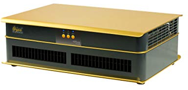 Ojas® EcoBionizer AERSwiss Pro Gold Luftreiniger mit Filter und HEPA-Ionisator Hausluftfilter