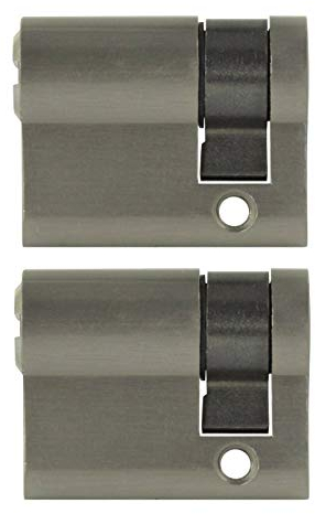 2x Halbzylinder verstellbar 40 mm 30/10 gleichschließend inkl. 10 Schlüssel