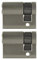2x Halbzylinder verstellbar 40 mm 30/10 gleichschließend inkl. 10 Schlüssel