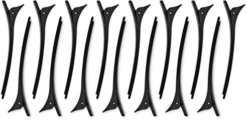 K-Pro Fermagli a Becco d'Oca – 15 Mollette a Becco per Acconciature - Nere