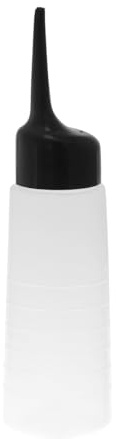 Healifty Empty Applicator Bottle Slant Tip Scale Bottle for Hair Colour Shampoo Conditioner and Scalp Treatment Easy Squeeze Design for Sectioning and Accurate Mixing