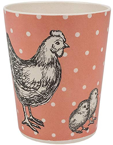 alles-meine.de GmbH Kunststoff Trinkbecher/Becher - Tiere - Hühner & Küken - 330 ml - BPA frei - aus Kunststofffasern - Tasse - Zahnputzbecher/Malbecher - Kinder Erwachsene..