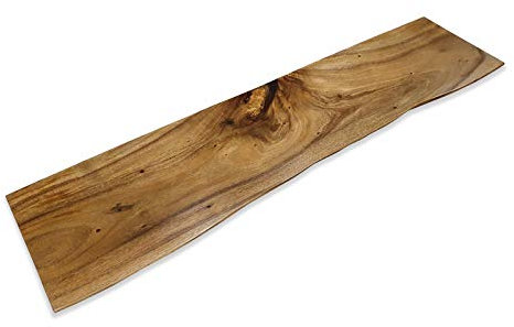 Kinaree Regalbrett Suar Holz 100-200cm - DIY Akazie Regalbretter Verschiedene Größen - 15-45cm Tiefe Ablagen zum Selber Bauen (100x25-35cm)