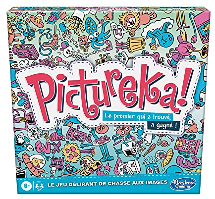 Hasbro Gaming Pictureka! Spiel mit Bildern, Brettspiel für Kinder, Spaß für die Familie, ab 6 Jahren