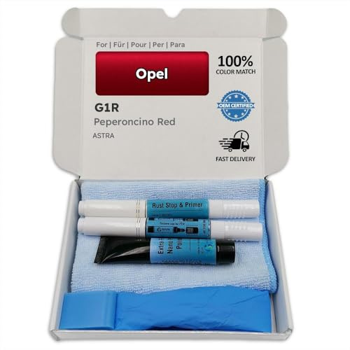 Genuine Colors Lackstift PEPERONCINO RED G1R für Opel Rot Astra