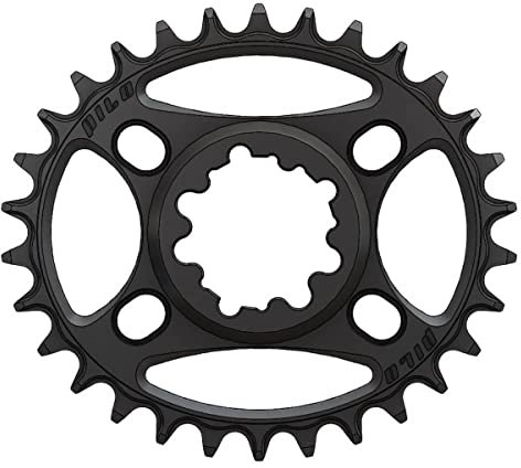 Pilo Kettenblatt C62 Elliptic schmal breit 30T für Sram Eagle Direct Mount Offset: 3mm Hyperglide+ kompatibel