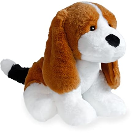 Mollis Kuscheltier - Kuschelhund - 30 cm - Plüschtier-Hund - Kinder-Kuscheltier - weiches Stofftier für Kinder und Babys (Beagle)