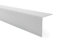 QUEST Cornière PVC Rigide Autoadhésive – Baguette d’Angle de Protection en PVC Dur pour Mur et Rebord – Profilé de Coin – 40x40mm, 200cm, gris
