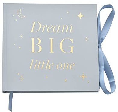 Baby Photo Album by Bambino Stars 4' x 6' - Blue/Dream Big