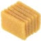 M METERXITY 10 Pack Rubber Residue Eraser - Cleaning Tool for Removing Adhesive Glue from Paper Plastic, Apply to Art Craft (Yellow, 5cmx3.5cmx0.8cm)