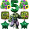Hulk Luftballon Party Deko Geburtstag,5 Jahr Hulk Luftballon Deko,5 Jahr Geburtstag Luftballon，Hulk Party Ballon Dekoration Set,Kindergeburtstag Deko