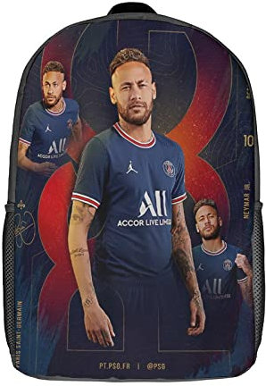 BIPERA Neymar Rucksäcke Jungen Mädchen Sekundarschule Büchertaschen Fußballspieler Rucksack Für Junior Elementary Rucksack 17zoll