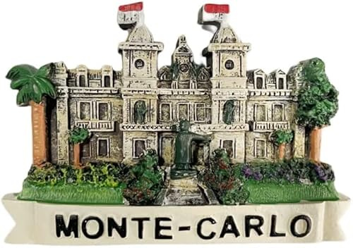 Monaco Monte Carlo Monaco Kühlschrankmagnet Kühlschrankmagnet Dekoration Magnet Aufkleber Souvenir Harz Basteln